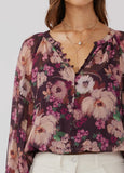 Festive Floral Blouse