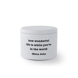 Wonderful Life Candle