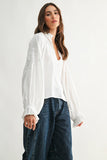 Kaylee Boho-Chic Embroidered Blouse