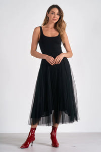 Tank and Tulle Maxi Dress