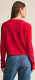 Z Supply Medina Cardigan Festive Red