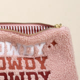 Howdy Howdy Howdy Teddy Zipper Pouch