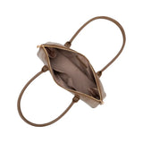 Melie Bianco Dakota Taupe Recycled Vegan Shoulder Bag