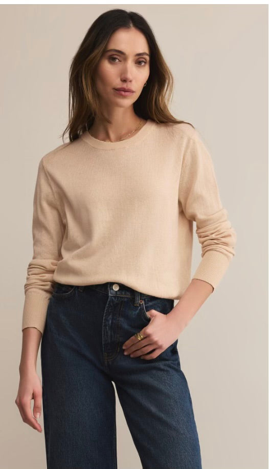 Z Supply The Perfect Layer Sweater Champagne