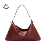 Melie Bianco Charlie Cranberry Recycled Vegan Shoulder Bag