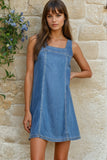 Denim Shift Mini Dress