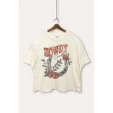 Howdy Cowboy Graphic Crop Tee