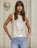 Kiley Sequin Top
