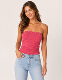 Jukebox Knit Tube Top