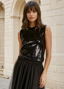 Kendall Sequin Tank Top