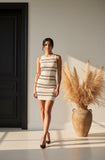 Dazy Striped Mini Dress