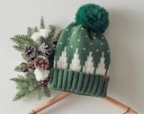 Snowing Mountain Holiday Beanie