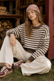 Suzie  Striped Crewneck