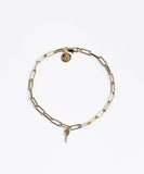 Gold LOVE Brooklyn Mini Key Bracelet