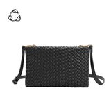 Melie Bianco Daisy Black Crossbody Bag