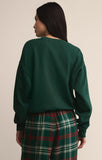 Z Supply Holiday Sweatshirt Mistletoe
