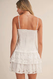 Floral eyelet dress