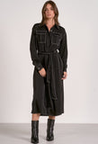 Brooke Black Long Sleeve Dress