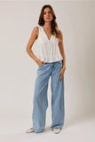 Vicky Lace Trim Tank