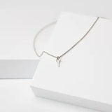 Silver LOVE Mini Key Necklace