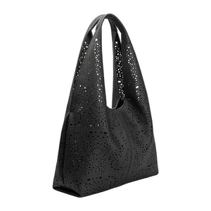 Melie Bianco Farrow Black Recycled Vegan Tote Bag