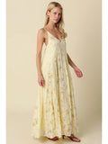 Rachael Floral Open-Back Maxi Dress
