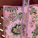 Beautiful Floral Print Tote Bag