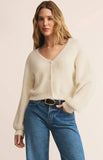 Z Supply Sadira  Fluffy Cardigan Warm White