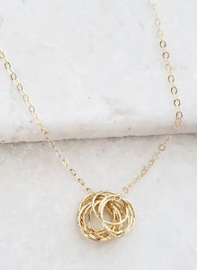 Gold Cluster Necklace