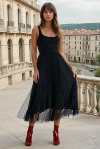 Shirley Tulle Maxi Dress