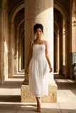 Mellisa Drop Waist Midi Dress