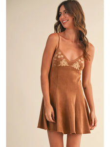 Suzie Suede Mini Dress