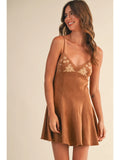 Suzie Suede Mini Dress