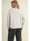 Grey Cowgirl Sweater