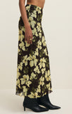 Z Supply Eda Ren Floral Mesh Midi Skirt Sunnyside