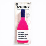 Scrubbly Sponge - Wine Time