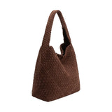 Johanna Tobacco Suede Recycled Vegan Shoulder Bag
