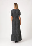 Dotted Smocked Maxi Dress