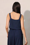 Matte Crepe Strap buble top