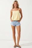 Bailey Billowy Cami Top with Bubble Hem