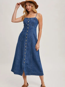 Lanie Button Down Denim Dress
