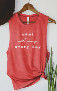 "Mama All Day" Graphic Tank