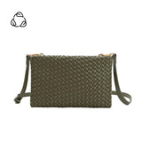 Melie Bianco Daisy Olive Crossbody Bag