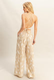 Sea Breeze leaf print pant