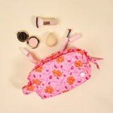 Poppin Petals Quilted Cosmetic Pouch