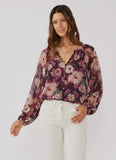 Festive Floral Blouse