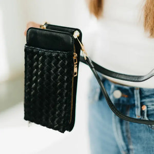 Woven Double Duty Phone Bag 3/colors