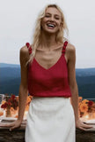 Riley Red Tank Top