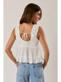 Vicky Lace Trim Tank