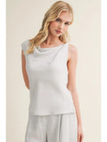 Nikki Knotted Shoulder Top